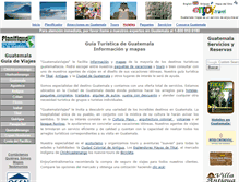 Tablet Screenshot of guatemalaviajes.com